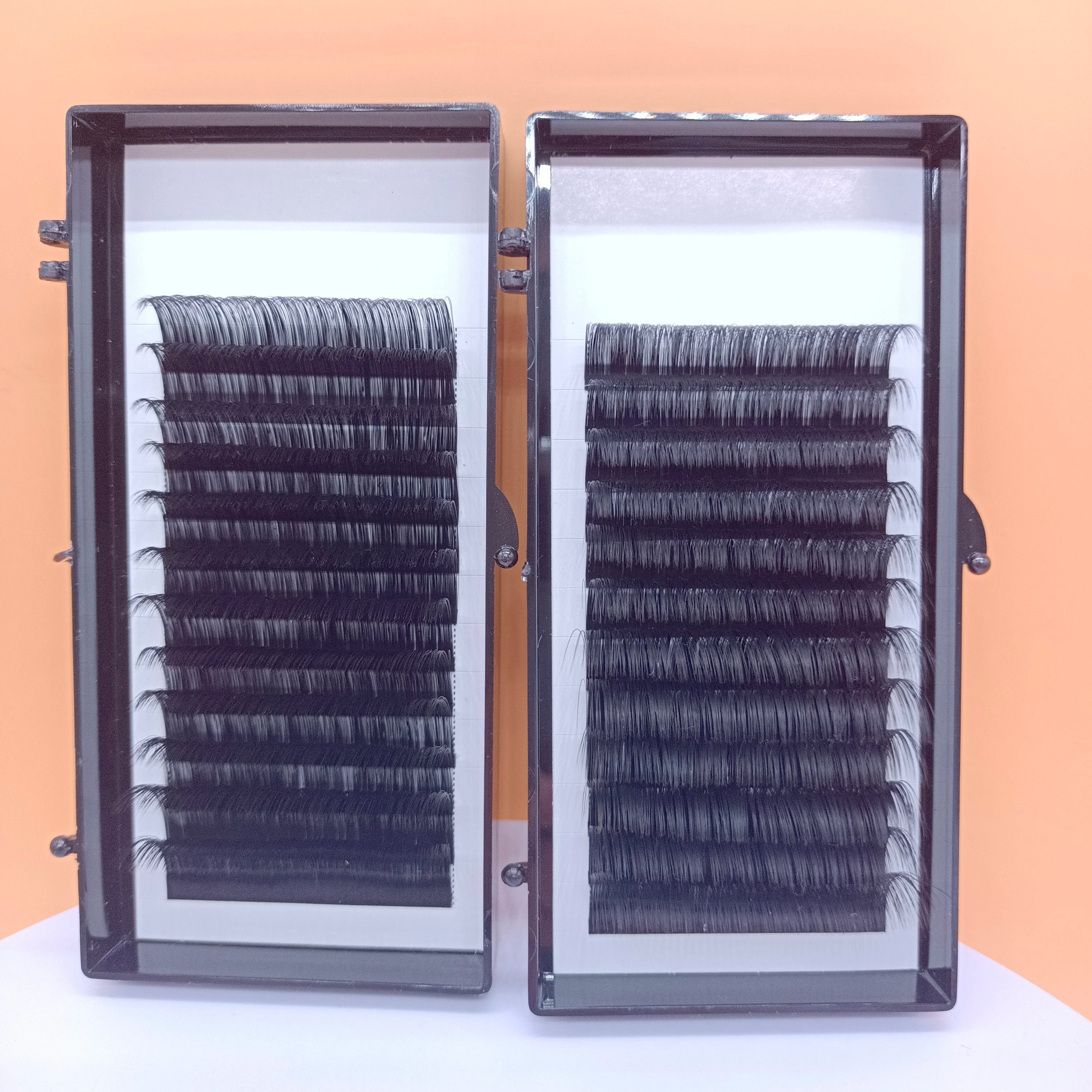 Wholesale Individual Faux Mink Eyelash Extension Professional Classic Lash Tray Lash Natural Easy Fan Volume Eyelashes Extension