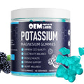 OEM Potassium Magnesium Gummies High Absorption Potassium Citrate 99mg Magnesium Citrate 180mg Gummy Supplements for Leg Cramps