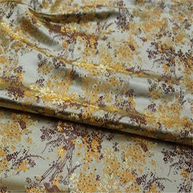 Chinese Factory Promotion Price Causal Style Floral Design Popular Comfortable Feeling Jacquard Brocade Fabric for Women Garment
