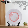 Wholesale Sublimation Round Ceramic Plates Transfer Printing Ceramic Plate Made in China