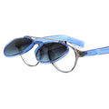 2024 Crazy Steampunk Sun Glasses Fashion Unisex Street Popular Round Sunglasses