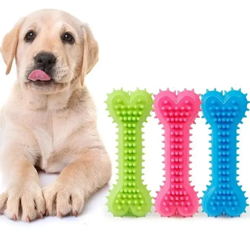 Pet Chew Toys TPR Bone Dental Care Teeth Cleaning Dog Chew Durable Chew Toys for Dogs