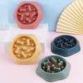 Modern Eco-Friendly PET Food Puzzle Feeder 500ml Anti-Spill Bowl Bone Shape Customized for Small Dogs Made Plastic China