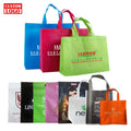 Foldable Reusable Shopping Tote Non Woven Bag With Handle Tote Bags With Custom Printed Logo for Shopping Non-Woven Tote Bag