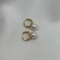 Newest 925 Sterling Silver AAA Edison Pearl Drop Earrings Fashion Freshwater Pearl Wedding 9-10 mm Perfect Pearls