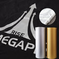 Silver PU Iron on Flat Vinyl Label Factory Price Design Custom Logo Heat Transfer for DIY