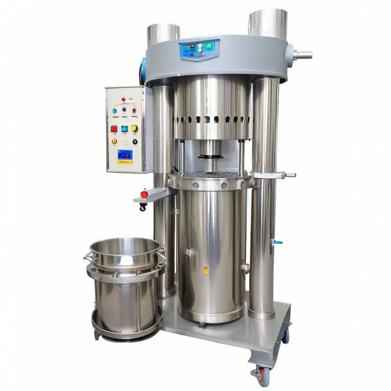Oil Expeller  6yl 180 Coconut Oil Making Machine Cold Press Sesame Cacao Cashew Nut Steel Hydraulic Oil Press Machine
