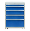 Modern Design Steel 5 Drawers  Storage Heavy Duty Workshop  Tool Cabinet