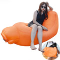 Hot Sell Can Customized Inflatable Couch Air Sofa Portable Inflatable Chair with Camping Compression Sacks Beach Chair