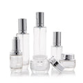 30g 100ml Round Glass Cosmetic Bottle Lotion Cosmetics Containers and Packaging Glass Jar with Lids