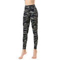 Women Camouflage Leggings High Waisted Gym Compression Tummy Control Print Legging
