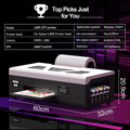 EU Warehouse DTF Printer L805 L800 A4 PET Film Printer Direct-to-Film Transfer on T-Shirts Hoodies Denim Bags Ready to Ship