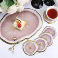 Large Irregular Oval Tray Mirror Coaster DIY Crystal Resin Mold for Fruit Tea Plate Disc Decoration Epoxy Mold OPP Bag Packaging