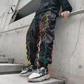 Custom Fashion Outdoors Street Wear Sport Jogger Track Pants Plus Size Men's Pants Nylon Cargo Pants for Men