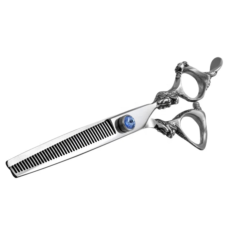 SL06-70V 7.0inch New Professional Beauty Stainless Steel Right-Handed Hair Salon Barber Scissors 20% Thinning Rate