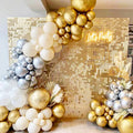 Wedding Supplies Frame Rose Gold Sequin Shimmer Panel Backdrop Wall Decoration
