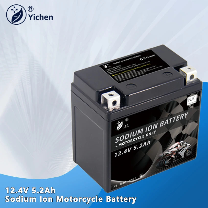 12.4V 5.2Ah Sodium Ion YCST-NA1205-S Factory Hot Wholesale Long Life High Discharge YT5 5L Motorcycle Starting Batteries for