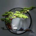 80cm Pine Tree Bird Hangings Sofa Background Wall Decoration Creative Restaurant Porch Painting Wall Decoration Art Pendant