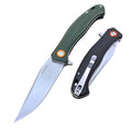 4.5 Inch EDC Micarta Handle Stonewash D2 Steel Camping Survival Knives Tactical Pocket Folding Pocket Knife