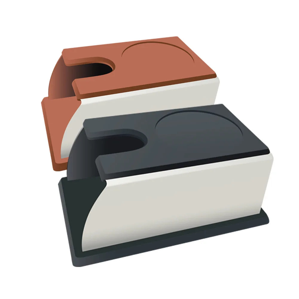 Espresso Corner Tamping Mat Stainless Steel Coffee Tamper Stand Temper Base Coffee Powder Maker