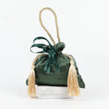 In-Stock Fringed Drawstring Tassel Velvet Handled Wedding Candy Bag Creative European Style Satin Jewelry Wedding Favor Bag