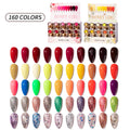 HONEY GIRL Nail Salon Art 160 Color Regular Uv Gel Set Kit Manicure Nail Art Salon Vernis Permanent Uv Gel Disco Nail Polish Set