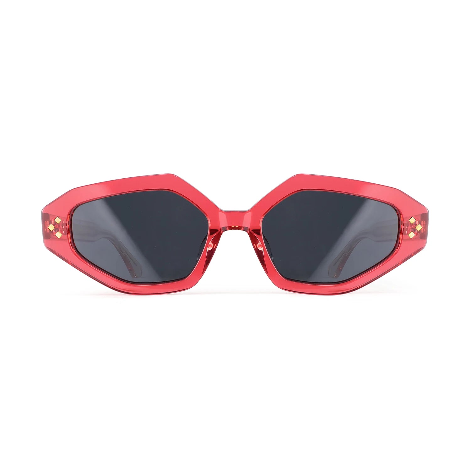 Benyi Unique Irregular Shape Frame Sunglasses Retro Polarized Sunglasses for Men Men Acetate Customized Sunglasses