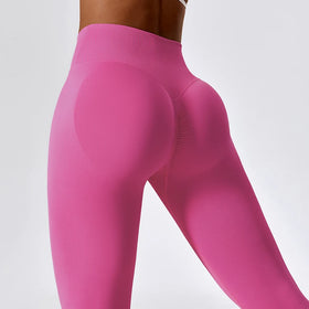 New Product Seamless Women Yoga Leggings Cross High Waist Tights Running Sports Fitness Pants