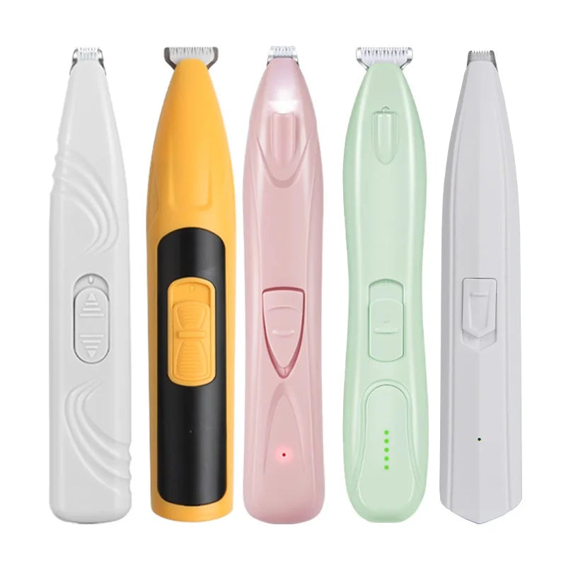 Environmentally Friendly LED Pet Nail Polisher for Cats Dogs Electric Clipper Cross-Border Plastic Paw Battery Pet Grooming