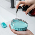 Hand Grooming Tools Pin Cleaning Products Dog Cat ABS Puppy Massage Eco-Friendly Shower Pet Bath Brush with Soap and Shampoo