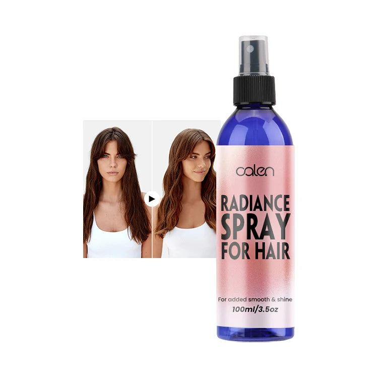 Oalen ODM Private Label 100Ml Hair Shining Radiance Spray for Smooth and Shiny Hair