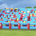 Inflatable Maze Game Inflatable Puzzle Playground for Kids and Adults Free Shipping