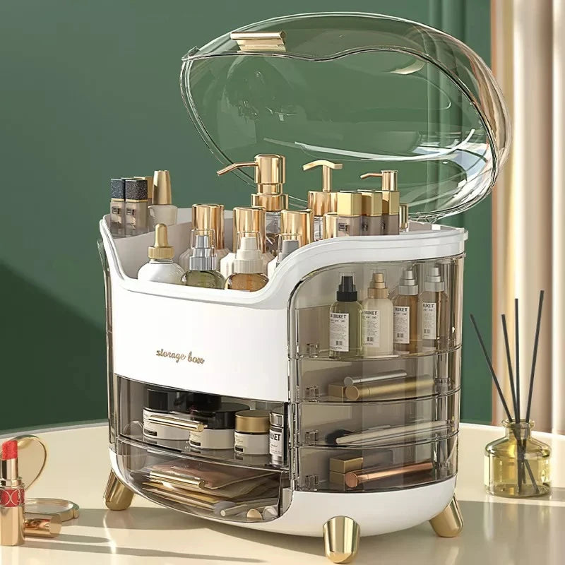 2025 Wholesale New Light Luxury Cosmetics Skin Care Product Makeup Organizer Storage Box
