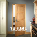 European Standard Oak Timber Interior Doors 4 Panel Shaker Prehung Shaker Doors Pre Hung 4 Panel Primed Hdf Interior Door