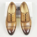 Summer Collection British Style Business Shoes for Men Top Layer Cowhide Party Men Shoes Stylish Lace-Up Wedding Shoes Men