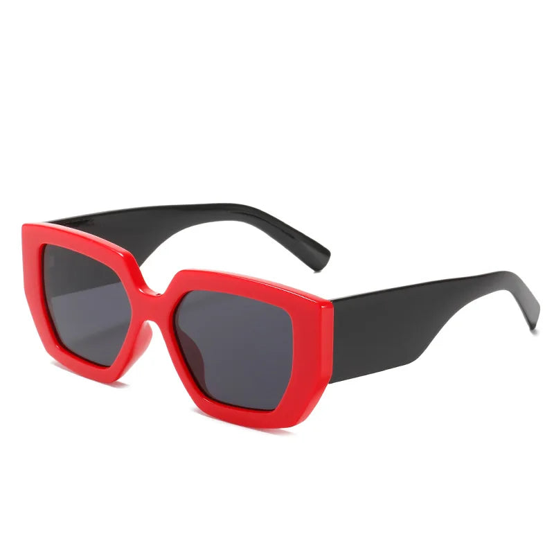 Wholesale New Men Women Vintage Oversized Wide Legs Sun Glasses Big Frame Thick Square Sunglasses