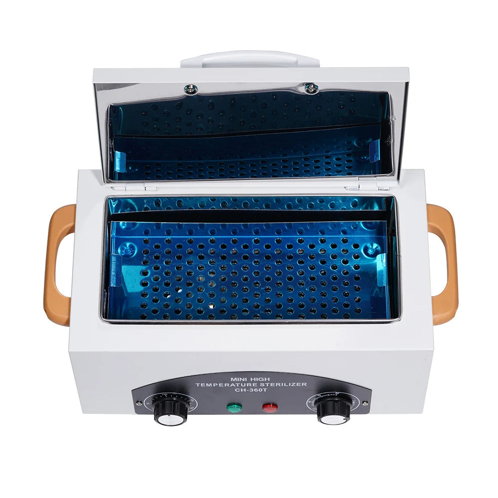 High Temperature Disinfection Cabinet 200 Degree Heat Sterilizer 300W 1.5L W/Timer Box Manicure Pedicure SPA Salon Equipment