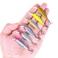 6pcs/set 5cm-3g Mini Sinking Minnow Lure Sinking Artificial Jerkbaits