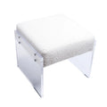 Nordic Simple Acrylic Dining Table Stool Transparent Coffee Chair Lucite Acrylic Chair Bar Stool