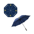 Custom logo Golf Umbrella Dark Blue Straight Umbrella for Business Promotion