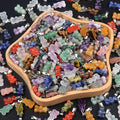 Fashion Carving Hand Natural Colorful Stone Pendant Cute Necklace Pendants for Jewelry Making