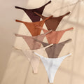 Sexy Women Cotton G String Thongs Low Waist Seamless Female Underpants Comfortable Ladies Underwear Lingerie