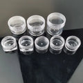 Tiny Clear PS Plastic Storage Container for Lip Balm Salve Serum Cosmetic Cream Samples 2g 3g 5g 10g Mini Jar for Small Lotions
