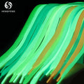 Wholesale Reflective Flat Luminous 10mm Polyester Shoelaces Colorful Fluorescent Fashion Accessory