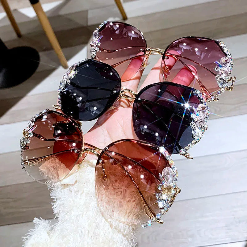 New  Sunglasses 2021 Ll Women's Face Shades Oversized Sunglasses Factory Wholesale Ladies Tinted SunGlasses