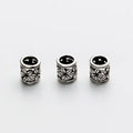 Best Selling Premium Quality Attractive Hollow Flower Shaped S925 Sterling Silver Tube Curved Jewelry Beads