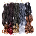 French Curly Braiding Hair Extension Loose Wave Crochet Braids  Wavy Braiding Hair Spiral Curl