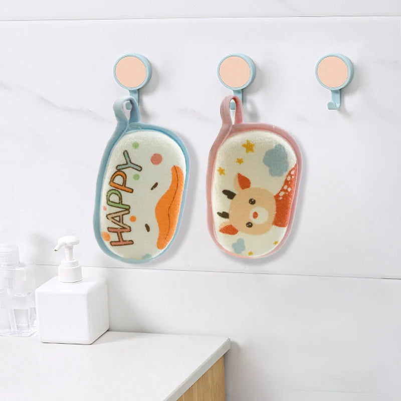 Cartoon Animal Style Sponge Bath Scrubber Multi-Color Assortment Bath Ball Toys Cute Baby Body Belt Flower Bath Brushes