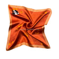 Custom 100% Pure Silk Square Hair Scarf Wrap With Digital Print Headscarf 35*35cm Silk Bandana