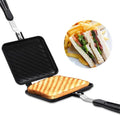 Double Sided Detachable Twill Iron Sandwich Baking Pan Breakfast Frying Pan Flat Bottom Nonstick Sandwich Panini Pan